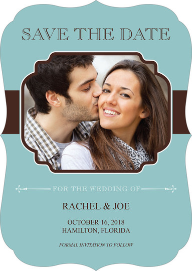 Slate Connection Photo Save the Date Cards